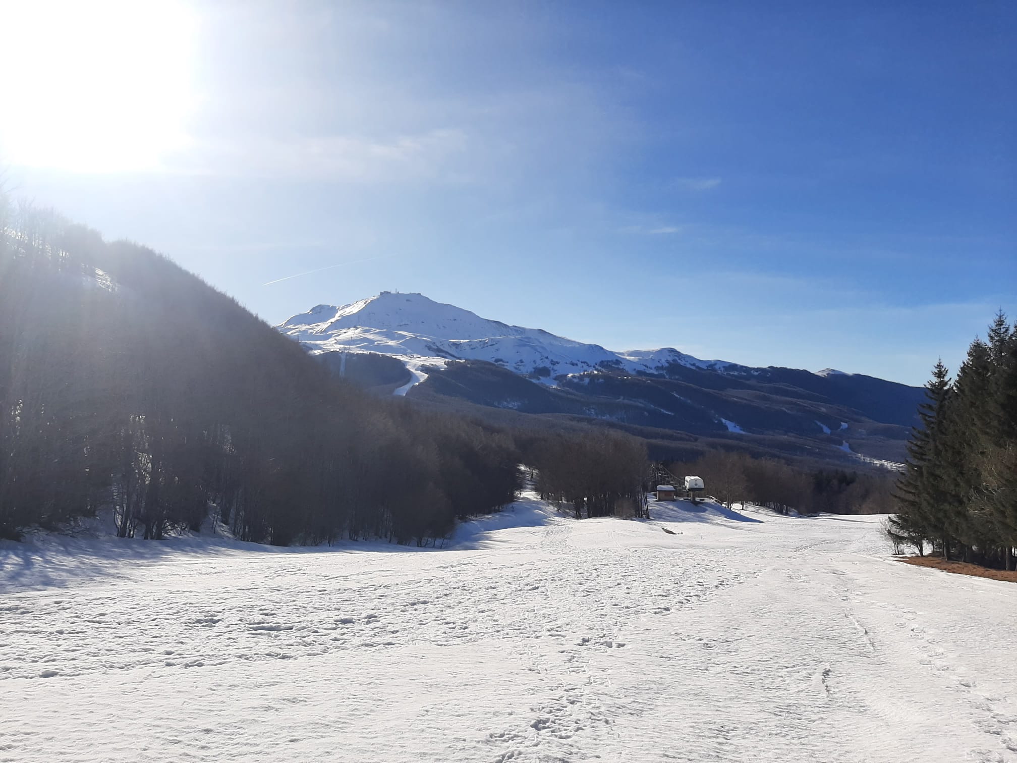 Anello monte cervarola invernale